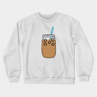 Mason Jar Iced Coffee Crewneck Sweatshirt